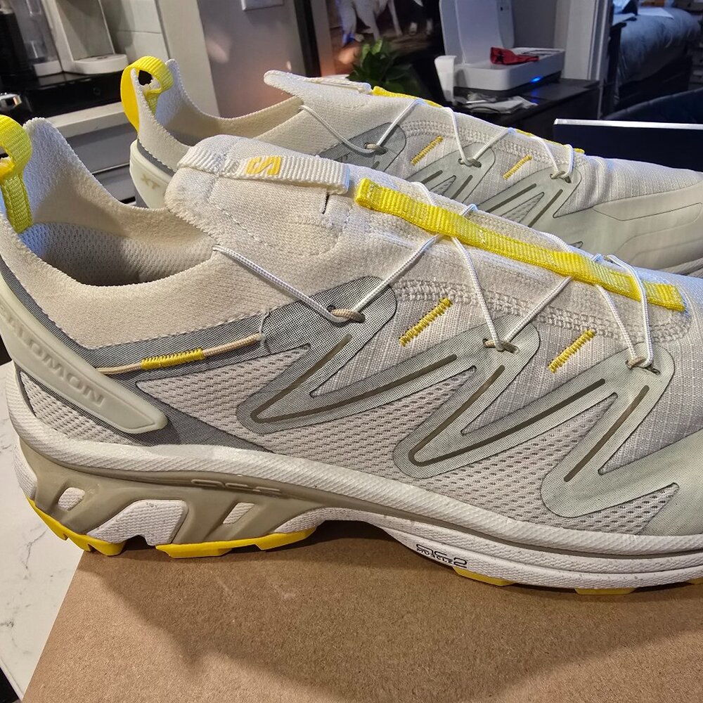 Salomon XT Rush 2 Vanilla Ice Empire Yellow Hiking Running Shoes Men's SZ 13 NEW